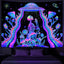 Fluorescent Blacklight Tapestry