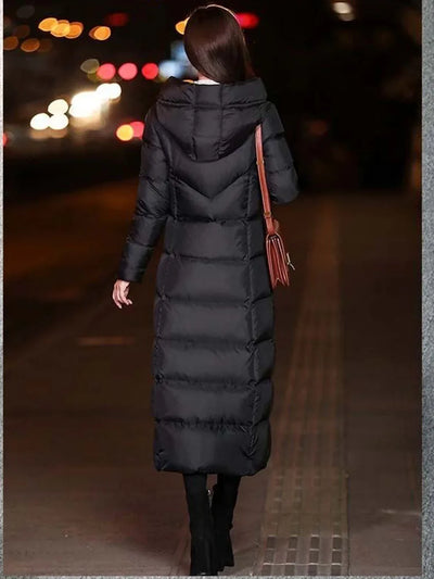 Stylish Black Padded Winter Coat