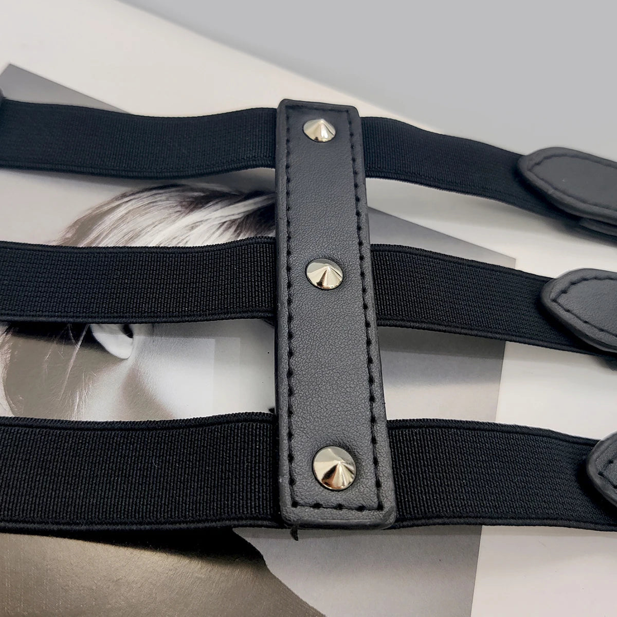 Black Elastic Corset Belt