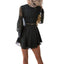 Flounce Detail A-Line Mini Dress for Women
