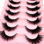 Fluffy Faux Mink Cat Eyelashes