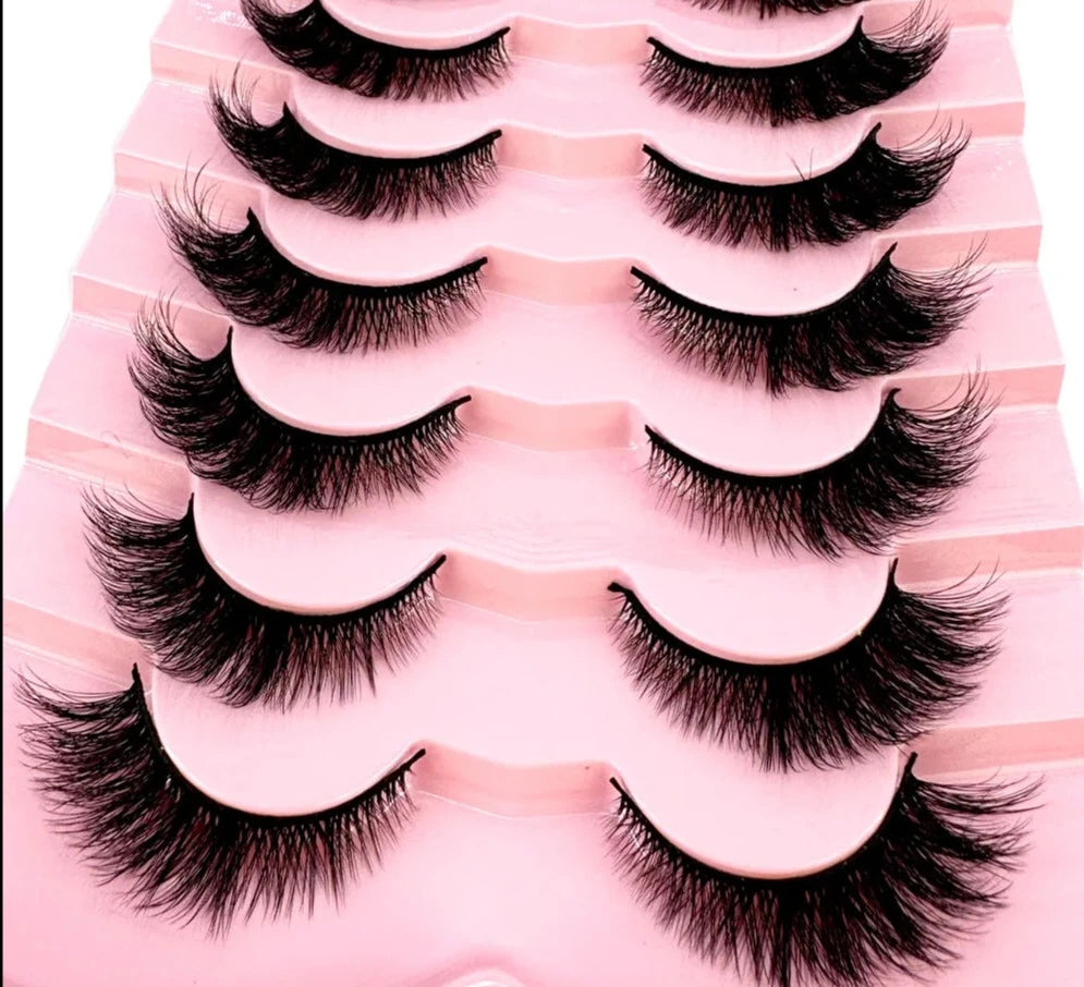 Fluffy Faux Mink Cat Eyelashes