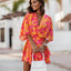 Boho Bloom Mini Dress