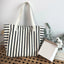 Stripe Society Tote
