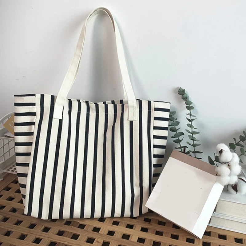 Stripe Society Tote