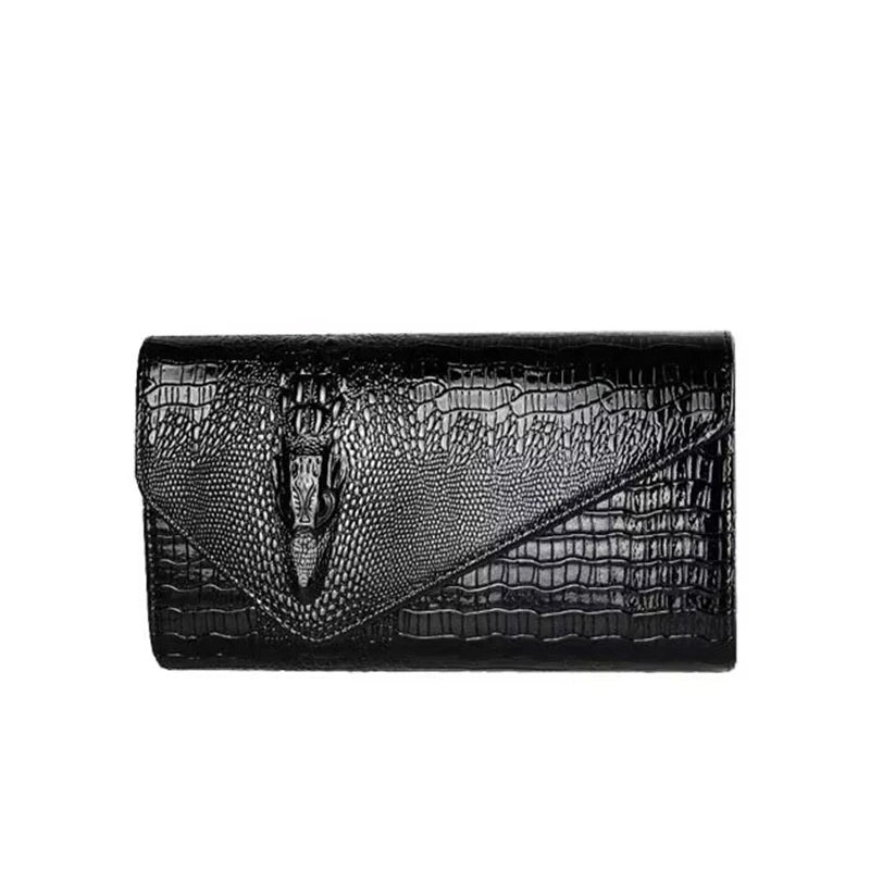 Women's Silver Chain Clutch Handbag