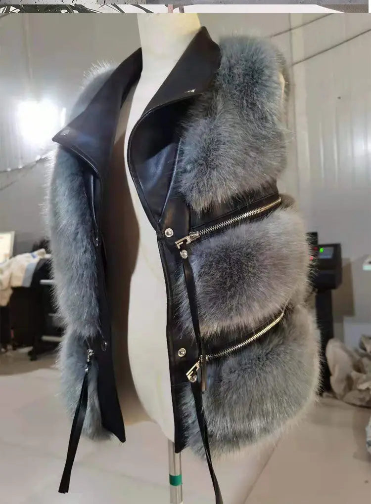 Fashion-Ready Faux Fur Vest