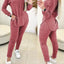 Two Piece Hooded Sweatshirt & High Waist Pant Set