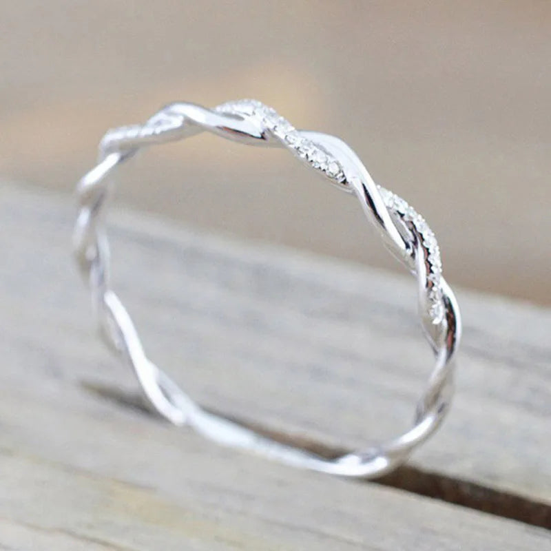 Evermore Twist Ring