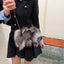 Soft Plush Evening Bag For Women