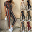 Women's Monochromatic Belted Jumpsuit