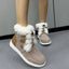 Furry Plush Ankle Boots