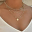 Women's Layered Necklace With Pendant