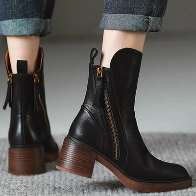 Women's Chelsea Square Heel Boots