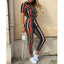 Women's Monochromatic Belted Jumpsuit
