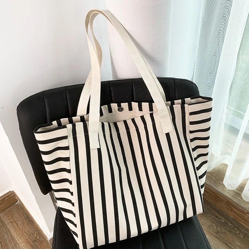 Stripe Society Tote