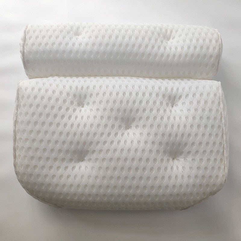 Non-Slip Bath Pillow With Neck & Back Support Headrest