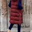 Women's Hooded Quilted Down Vest