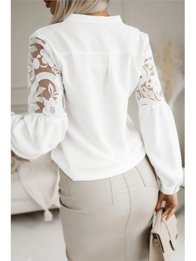 Long Sleeve Lace Top