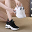 Womens Lace-Up Platform Sneakers