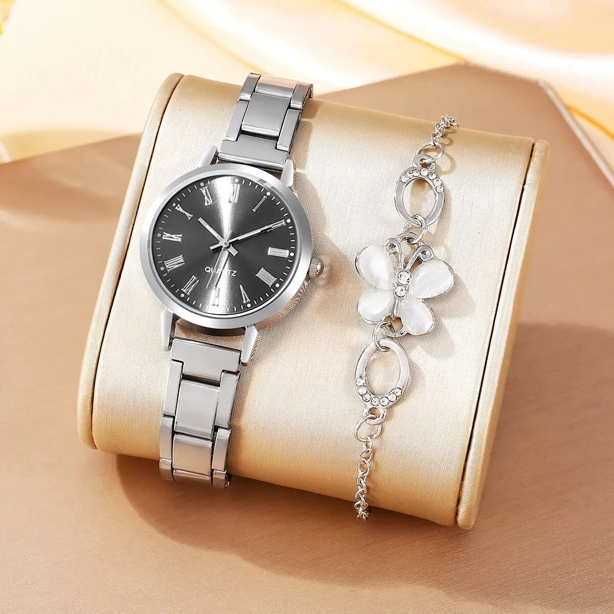 Luxury Stainless Steel Quartz Watch