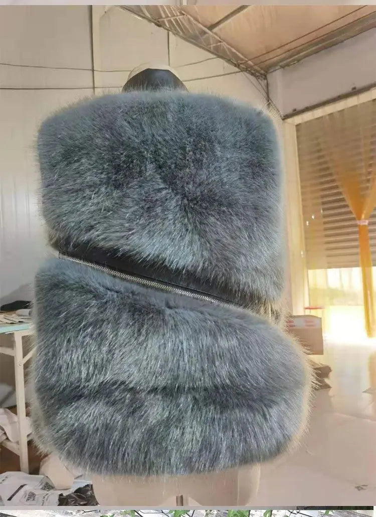 Fashion-Ready Faux Fur Vest