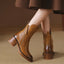 Women's Chelsea Square Heel Boots