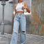 Streetwear Wide Leg Baggy Jeans