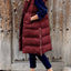 Women's Hooded Quilted Down Vest