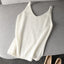 Knitted Women's V-Neck Tanks