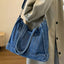 Women's Crossbody Denim Tote