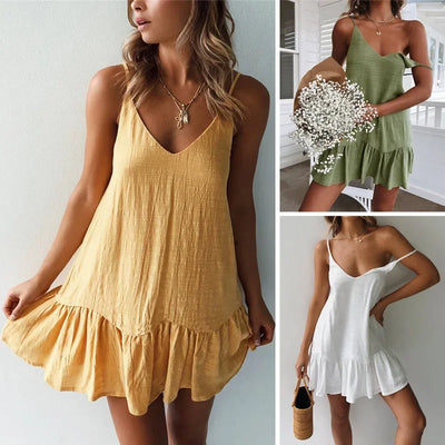 Sun-Kissed Sweetheart Dress