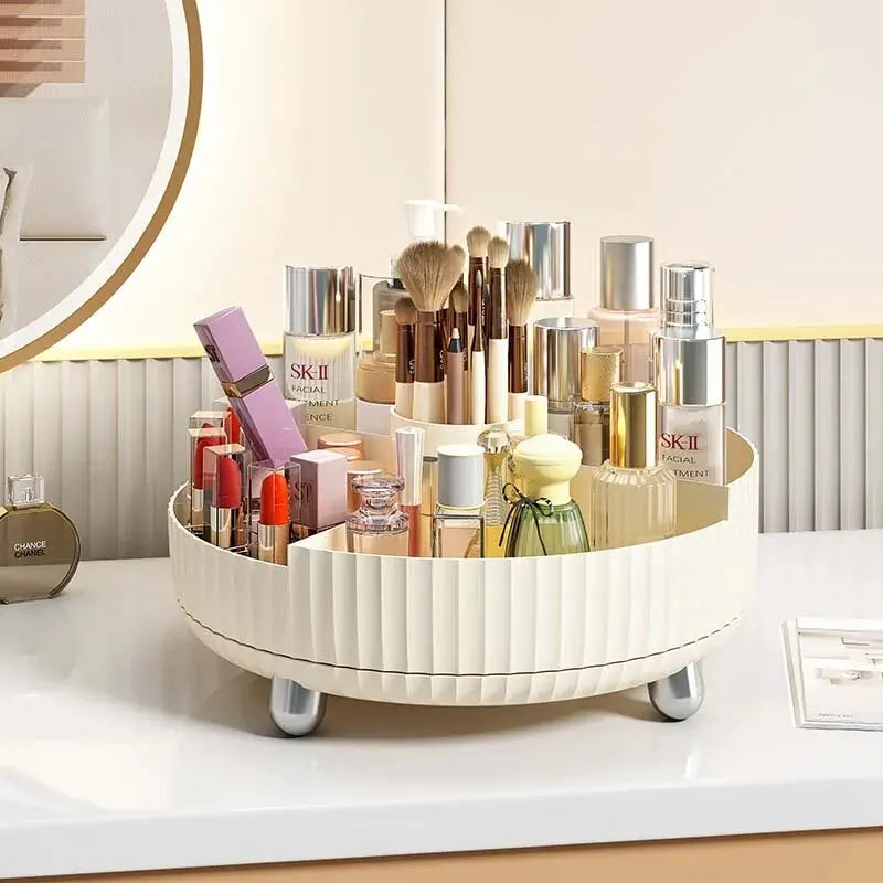 360° Rotating Makeup Organizer