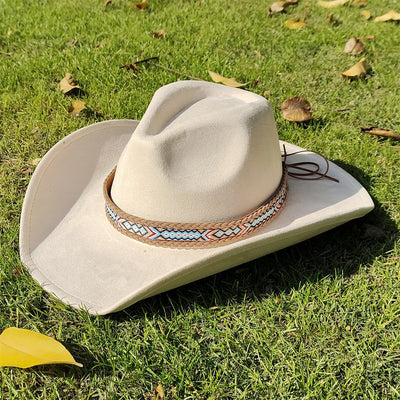 Classic Wide Brim 9.5CM Cowboy Hat