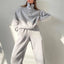 Women's Collared Button-Down Tracksuit