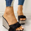 Platform Women's Wedge Heel Slides