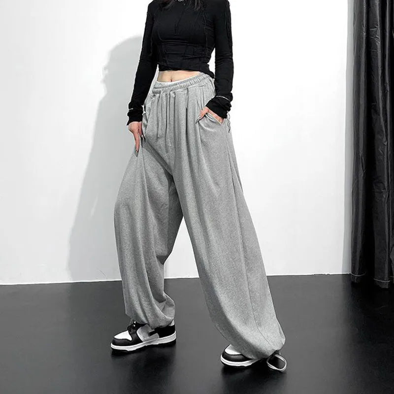 Baggy Drawstring Harem Sweatpants