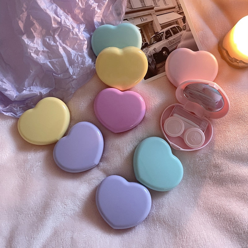 Cream Candy Contact Lens Case