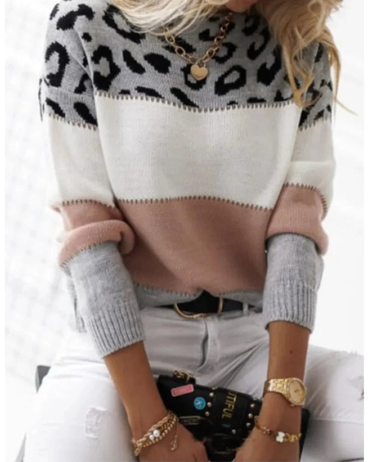 Stylish Leopard Pullover for Women