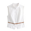 Slim Fit Tank Top & Wide Pleated Skirt Set