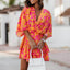 Boho Bloom Mini Dress