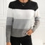 Soft Contrast Color Pullover