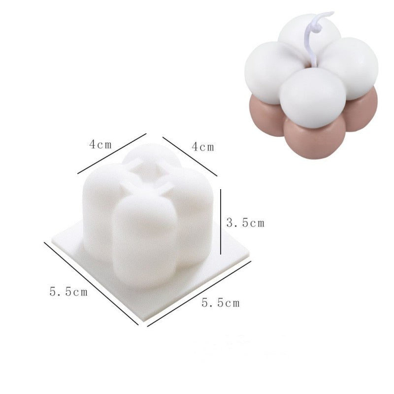 Nature Silicone Candle Molds