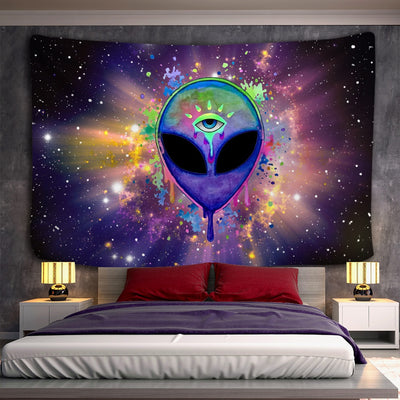 Alien/Witchcraft Themed Tapestry