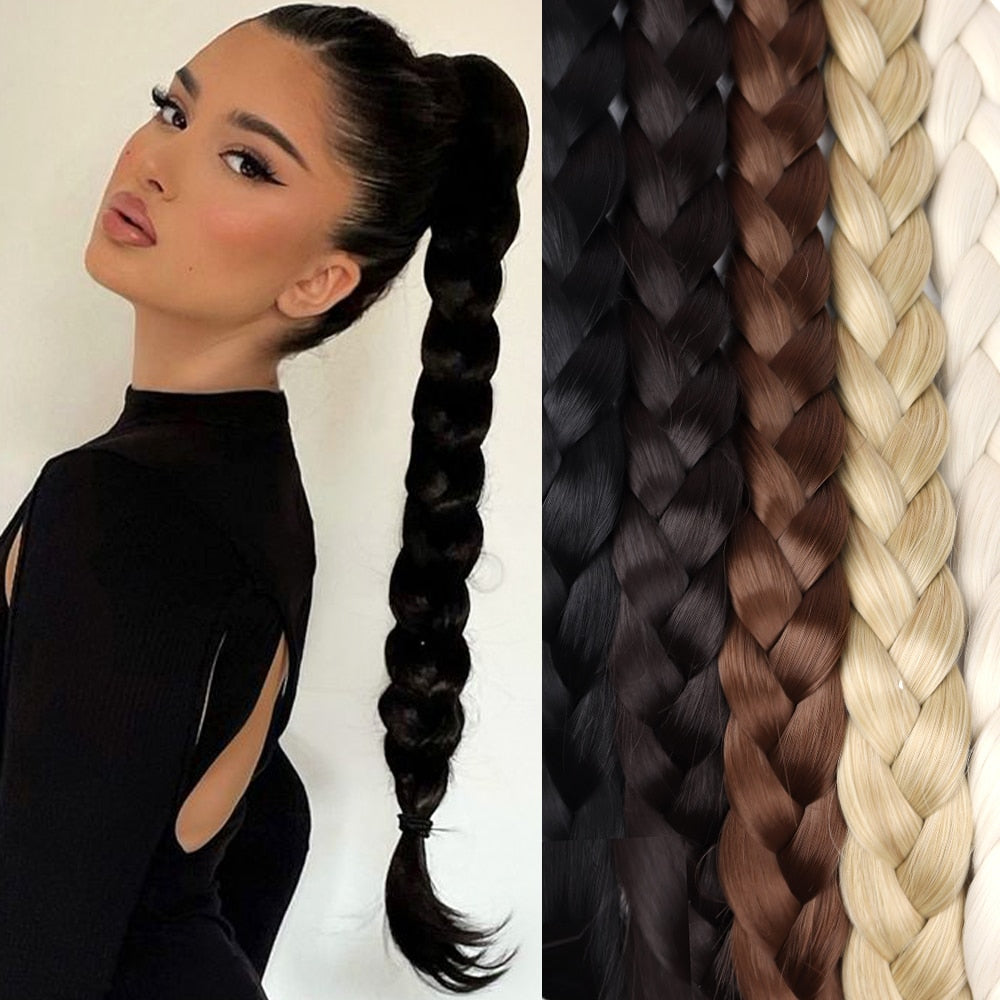 Braided Ponytail Hair Extension